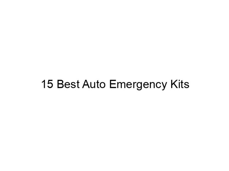15 best auto emergency kits 11753