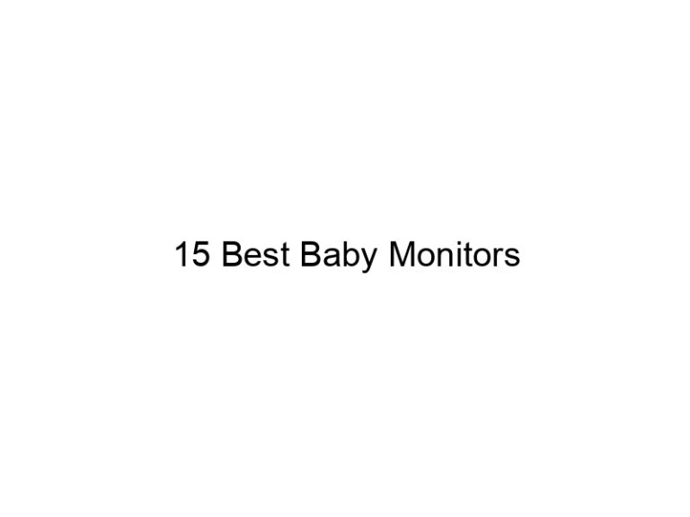 15 best baby monitors 5871