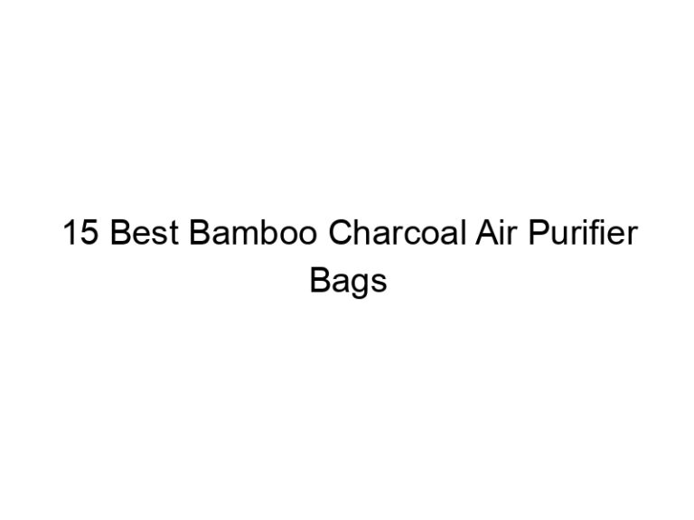 15 best bamboo charcoal air purifier bags 7843