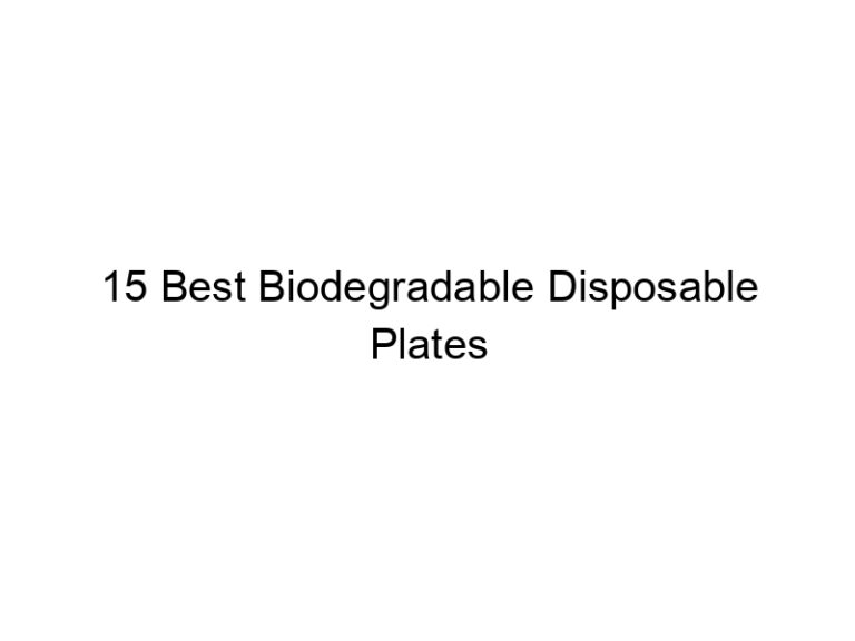 15 best biodegradable disposable plates 5230