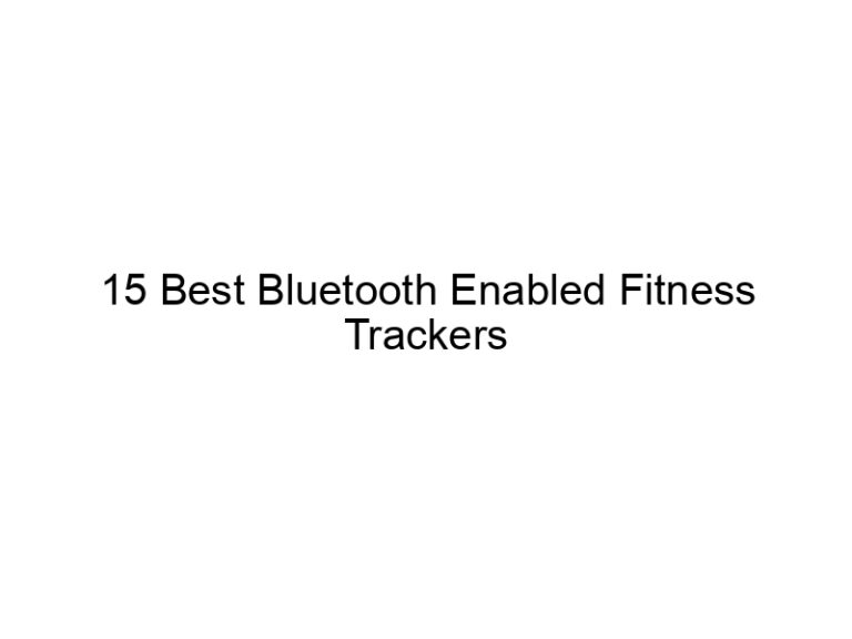 15 best bluetooth enabled fitness trackers 10653