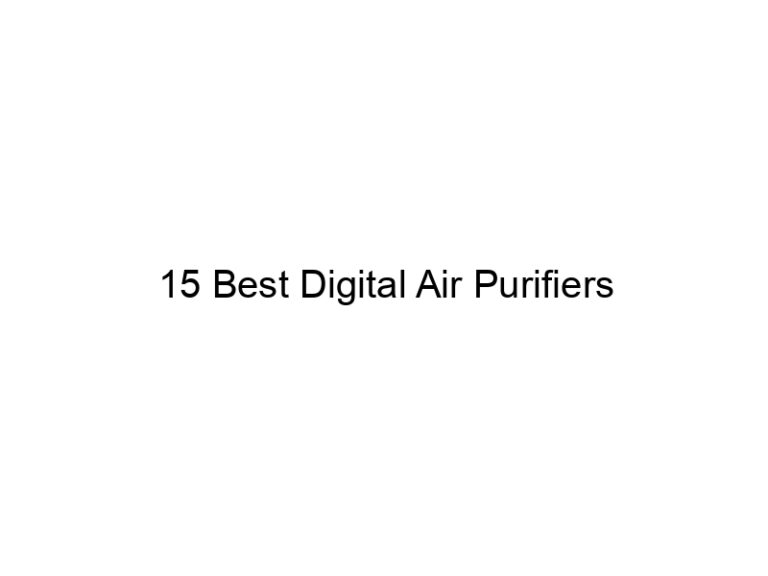 15 best digital air purifiers 10945