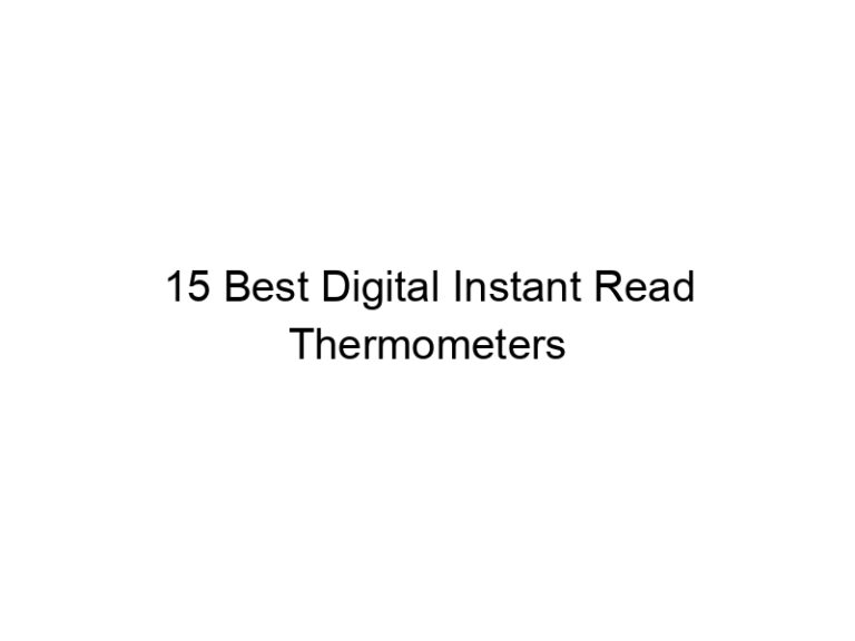 15 best digital instant read thermometers 6759