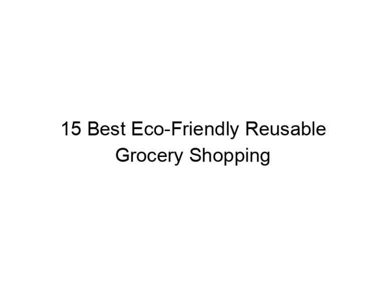 15 best eco friendly reusable grocery shopping bags 7903