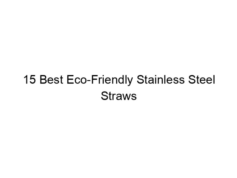 15 best eco friendly stainless steel straws 7638