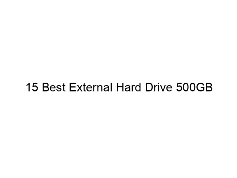 15 best external hard drive 500gb 6122
