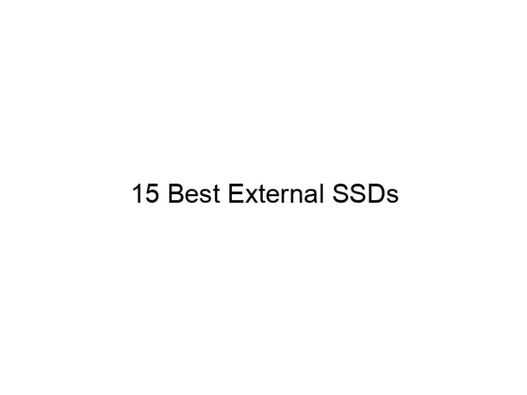 15 best external ssds 5449