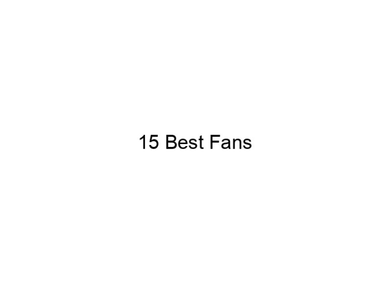 15 best fans 6209