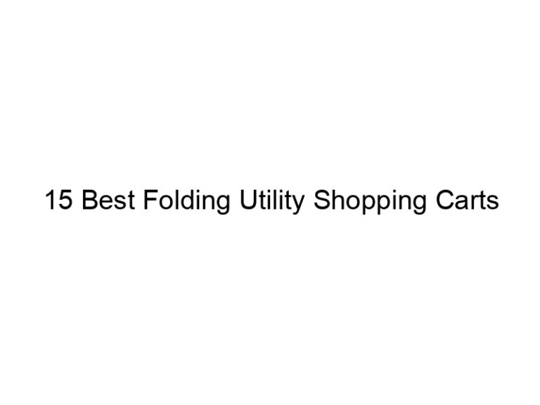 15 best folding utility shopping carts 8831