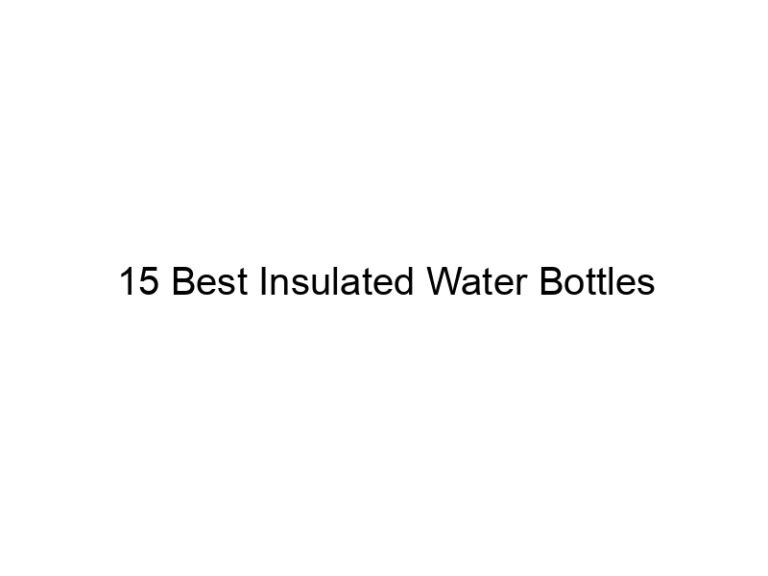 15 best insulated water bottles 11678