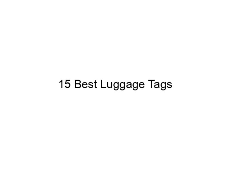 15 best luggage tags 5860
