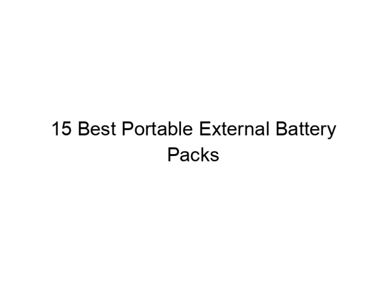 15 best portable external battery packs 10772