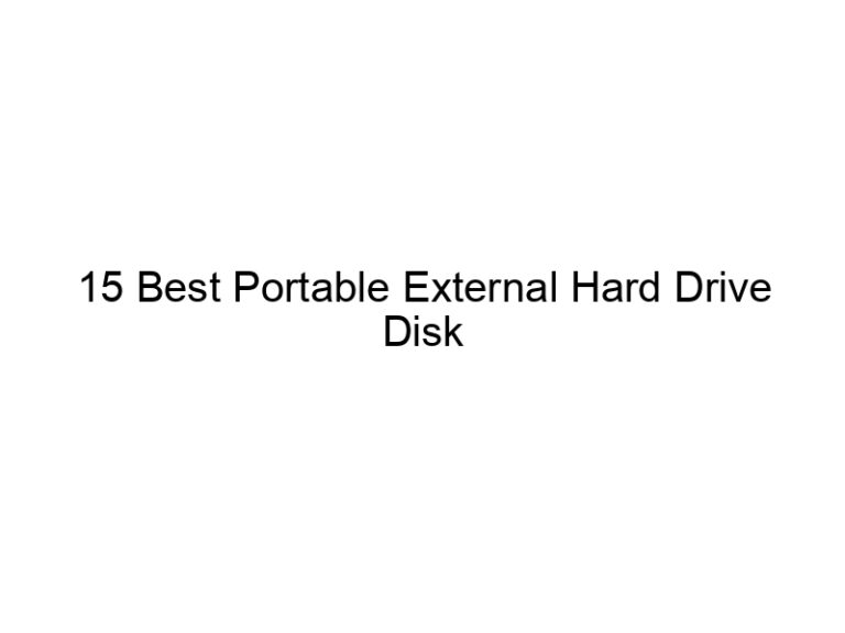 15 best portable external hard drive disk 7894