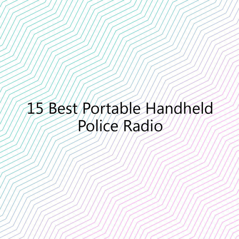 15 best portable handheld police radio 4707