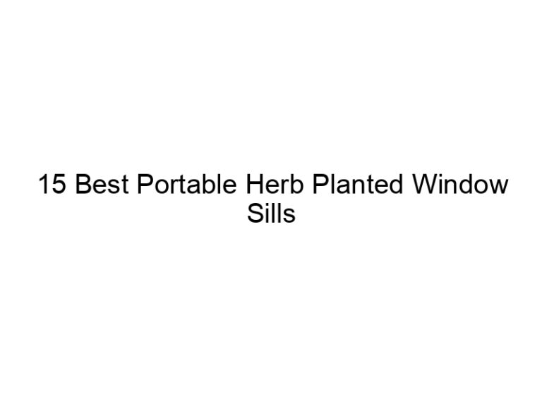 15 best portable herb planted window sills 8529