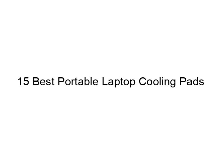15 best portable laptop cooling pads 7506