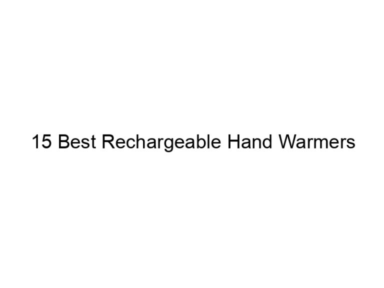 15 best rechargeable hand warmers 8882