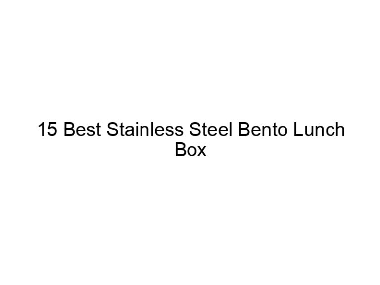 15 best stainless steel bento lunch box 5365