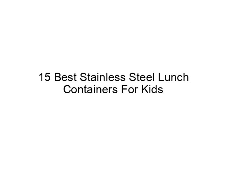 15 best stainless steel lunch containers for kids 5341