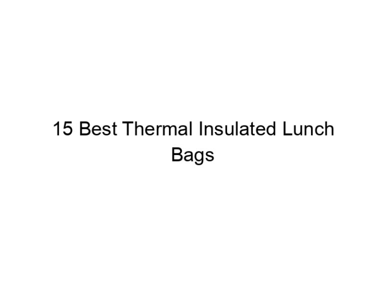 15 best thermal insulated lunch bags 10954
