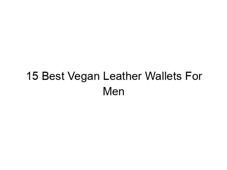 15 best vegan leather wallets for men 5652
