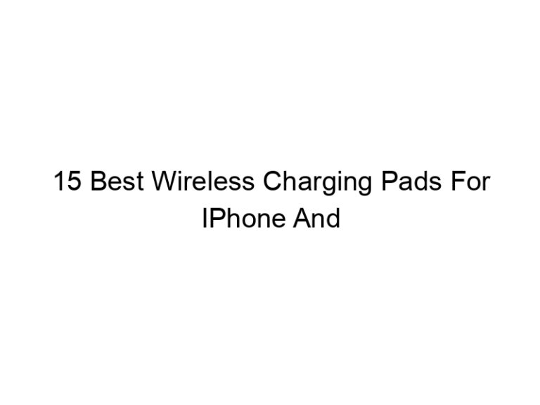 15 best wireless charging pads for iphone and apple watch 5544