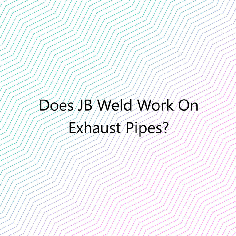 does jb weld work on exhaust pipes 1379