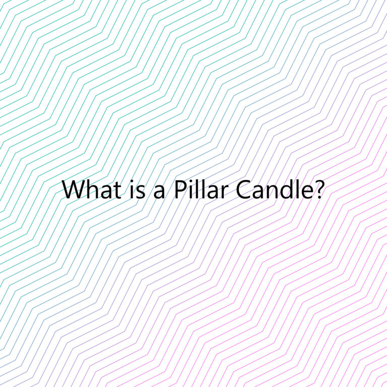 what is a pillar candle 3019