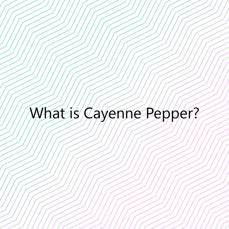 what is cayenne pepper 1367