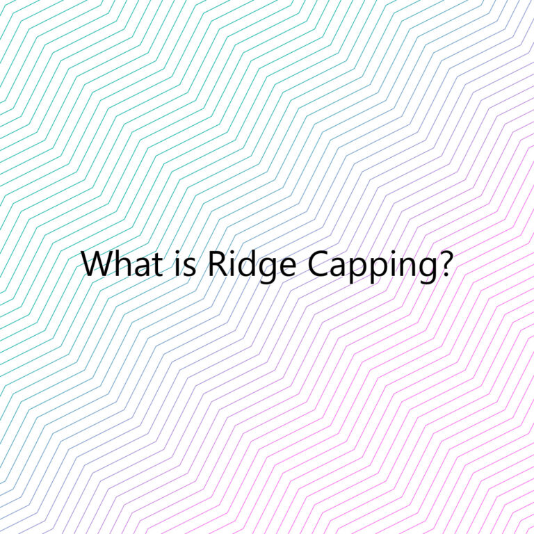 what is ridge capping 2978