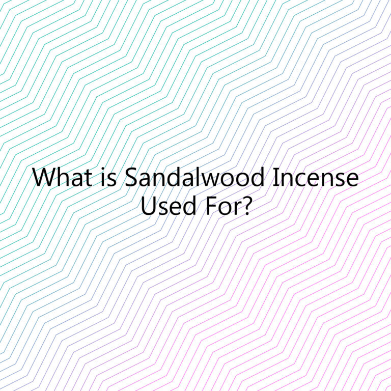 what is sandalwood incense used for 3027
