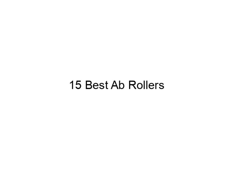 15 best ab rollers 6982
