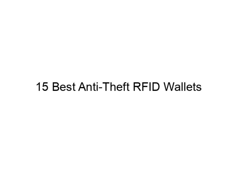 15 best anti theft rfid wallets 7770