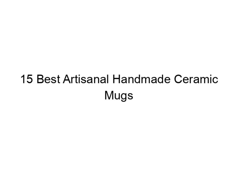 15 best artisanal handmade ceramic mugs 10617
