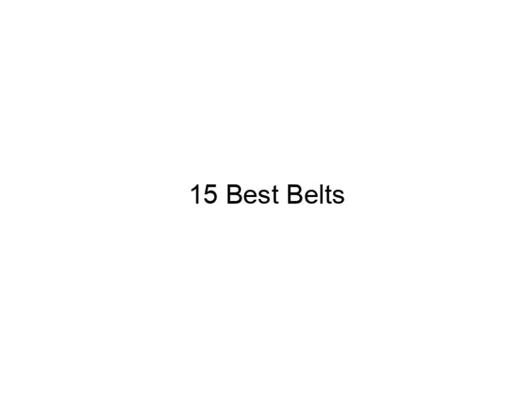 15 best belts 11496