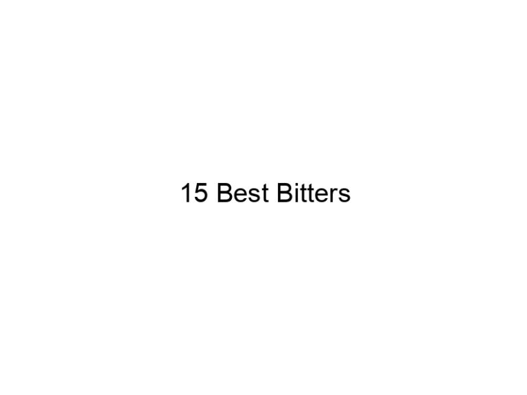 15 best bitters 30531