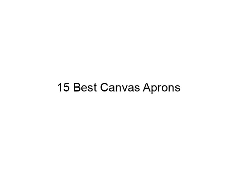 15 best canvas aprons 20430
