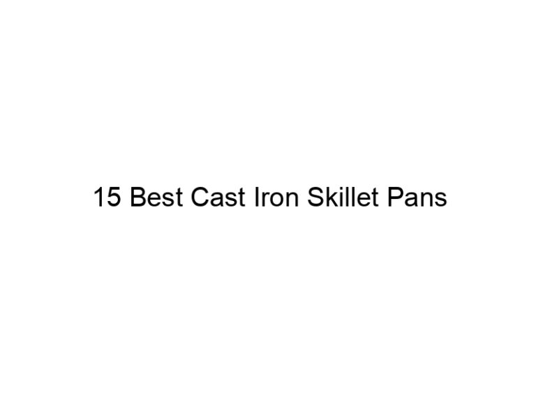 15 best cast iron skillet pans 5586