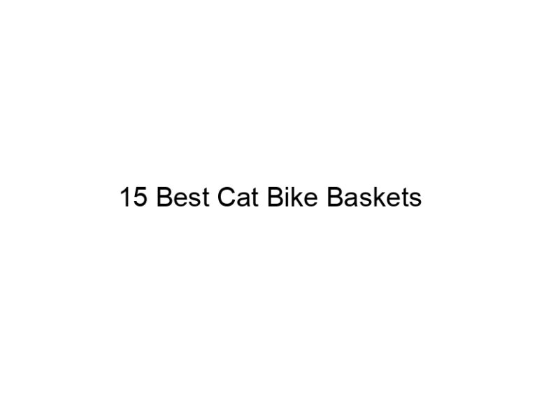 15 best cat bike baskets 22741