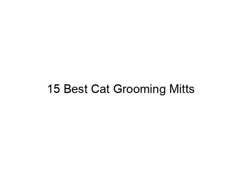 15 best cat grooming mitts 22779
