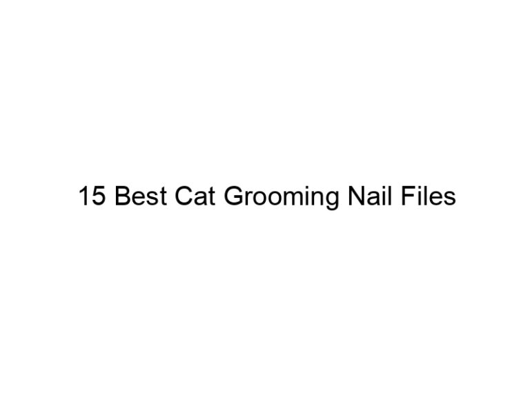 15 best cat grooming nail files 22790