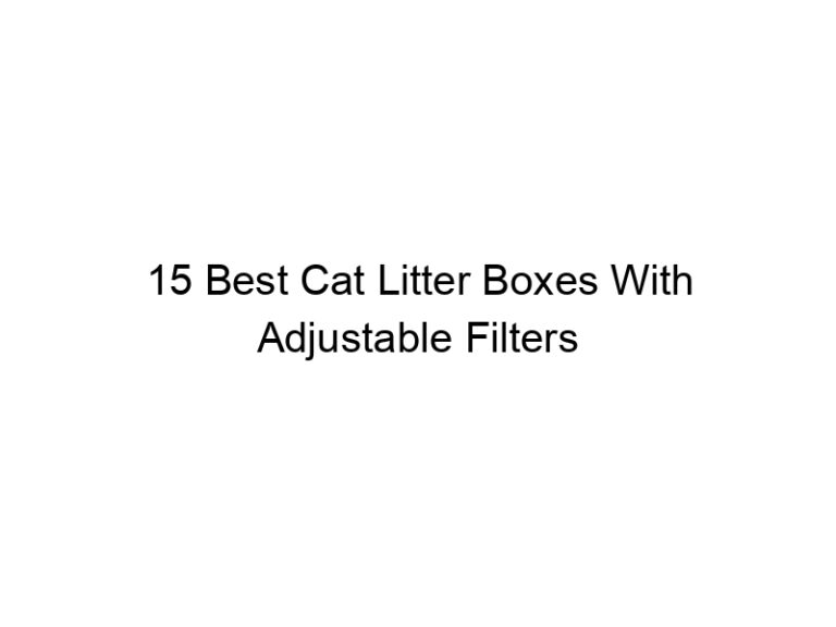 15 best cat litter boxes with adjustable filters 22551
