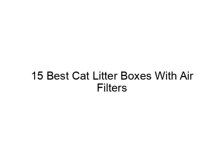 15 best cat litter boxes with air filters 22530
