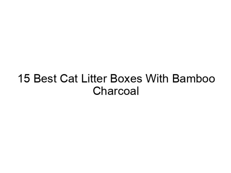 15 best cat litter boxes with bamboo charcoal odor control filters 22651