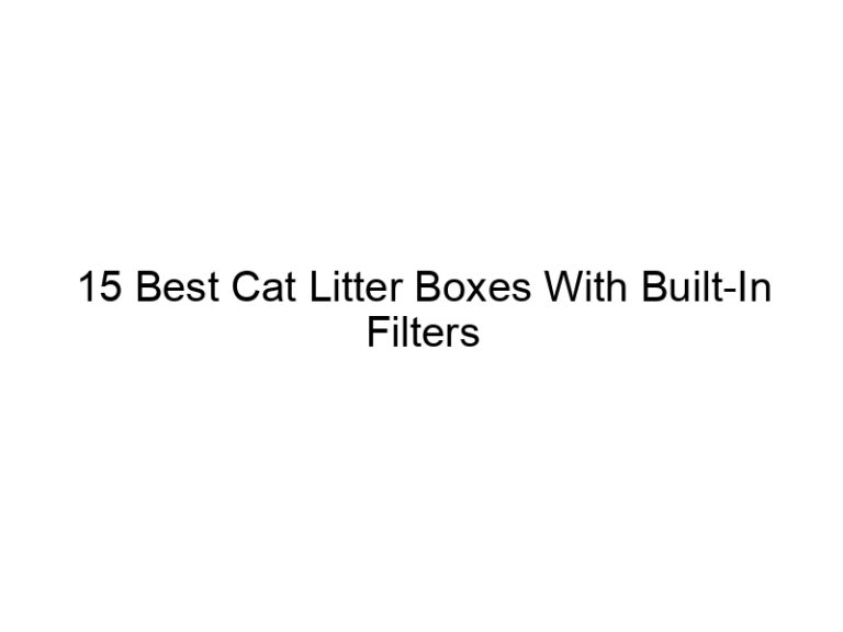 15 best cat litter boxes with built in filters 22546