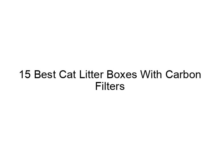 15 best cat litter boxes with carbon filters 22531