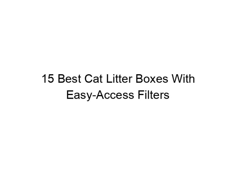 15 best cat litter boxes with easy access filters 22542