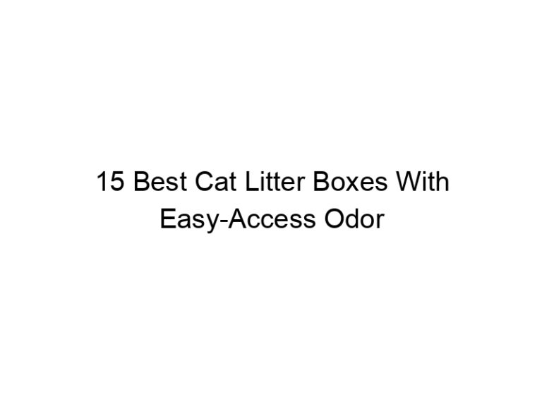 15 best cat litter boxes with easy access odor control filters 22665