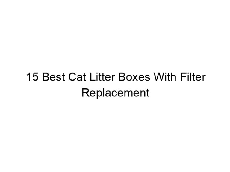 15 best cat litter boxes with filter replacement kits 22561