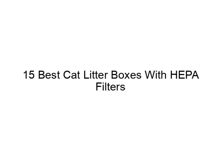 15 best cat litter boxes with hepa filters 22535